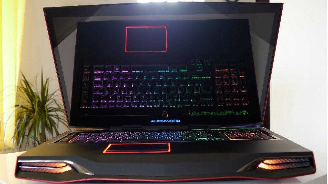 Nebula Red Alienware Laptop