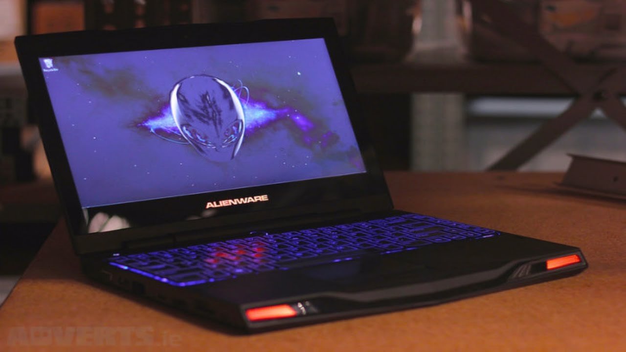 Nebula Red Alienware Laptop