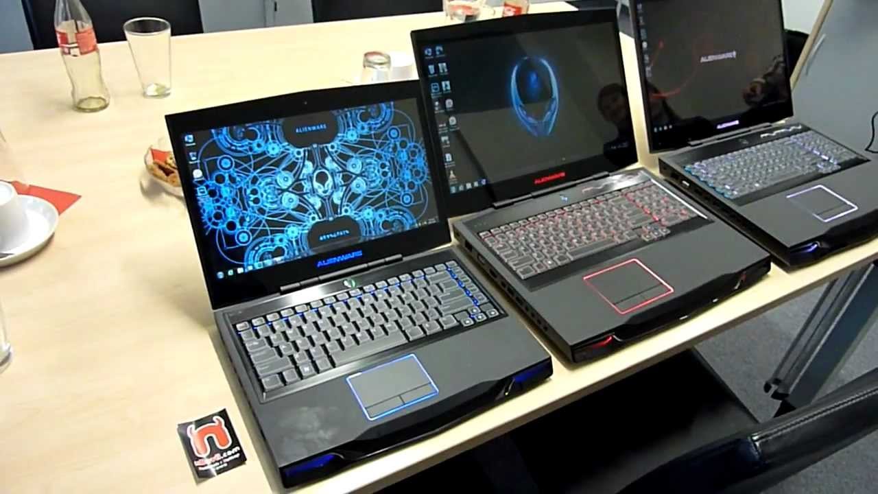 Nebula Red Alienware Laptop