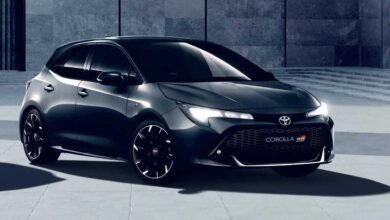 Black Corolla Car